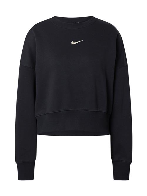 Nike Sportswear Sweatshirt 'Phoenix Fleece'  sort / hvid