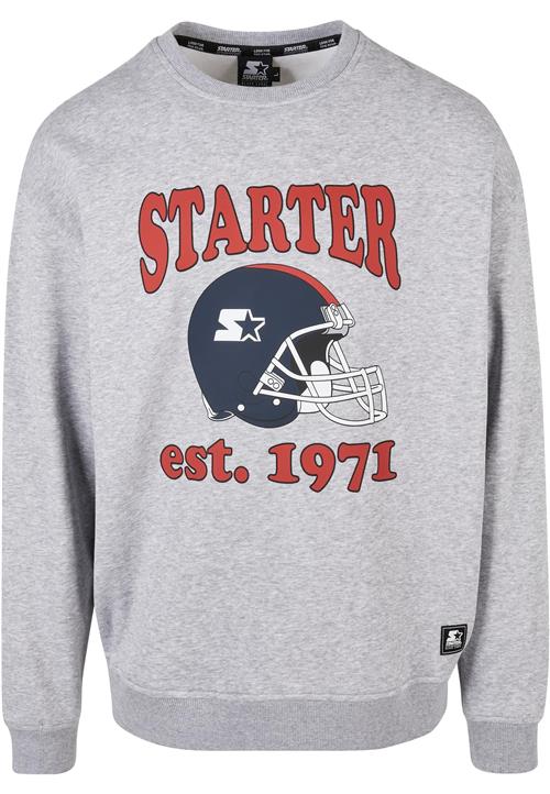 Se Starter Black Label Sweatshirt  navy / grå-meleret / rød / hvid ved About You