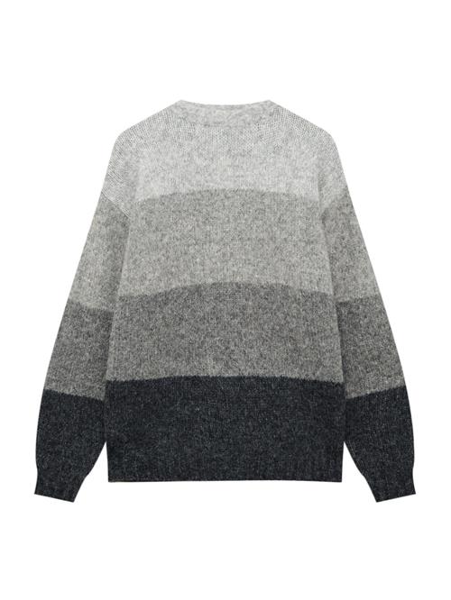 Se Pull&Bear Pullover  antracit / mudderfarvet / lysegrå / grå-meleret ved About You