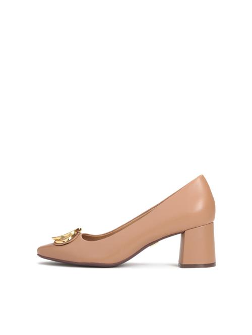 Kazar Pumps  lysebrun / guld