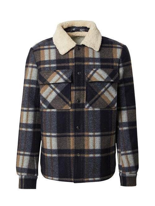 DAN FOX APPAREL Overgangsjakke 'Jamal'  beige / navy / brun