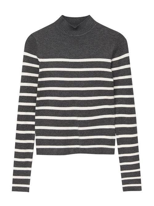 Pull&Bear Pullover  mørkegrå / hvid