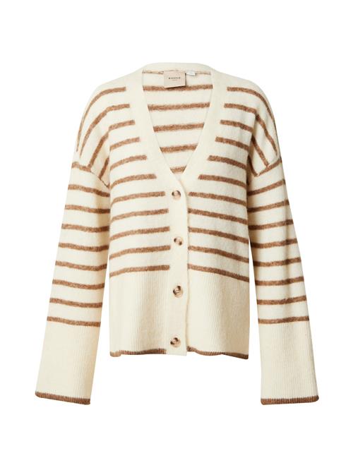 Se VILA ROUGE EDIT Cardigan 'Allie'  beige / brun ved About You