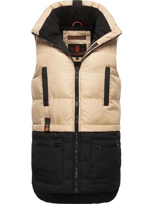 MARIKOO Sportsvest 'Kiraraa'  beige / sort