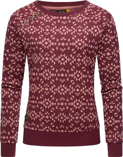 Se Ragwear Sweatshirt 'Darria'  merlot / pastelrød ved About You