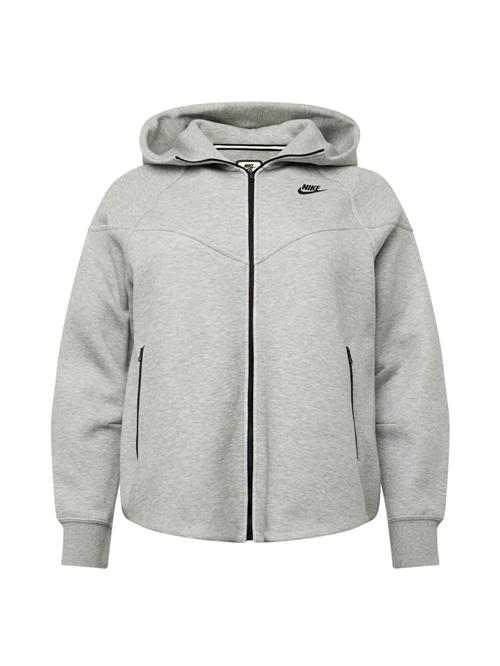 Nike Sportswear Sportssweatjakke  grå-meleret / sort