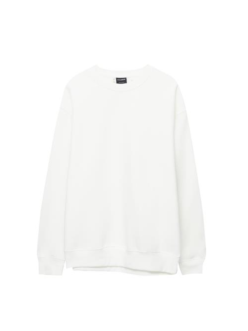 Pull&Bear Sweatshirt  hvid