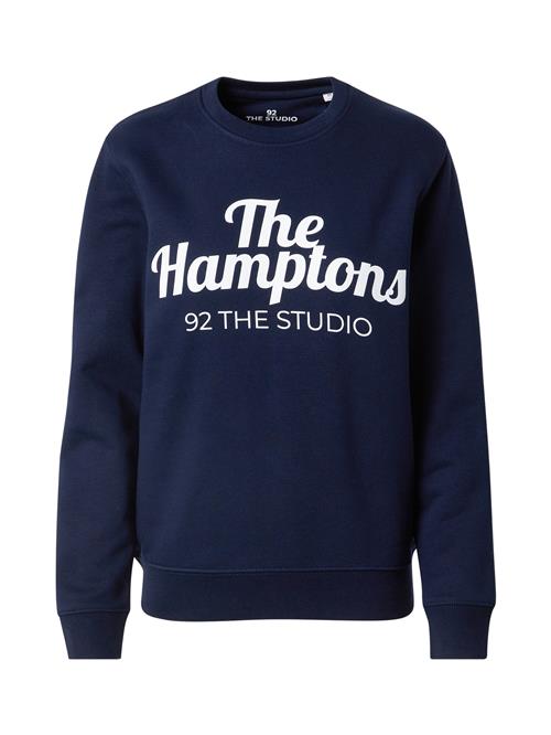 92 The Studio Sweatshirt 'The Hamptons'  navy / hvid