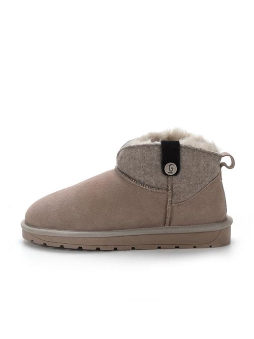 Se Gooce Snowboots 'Mirha'  beige-meleret / taupe / sort ved About You