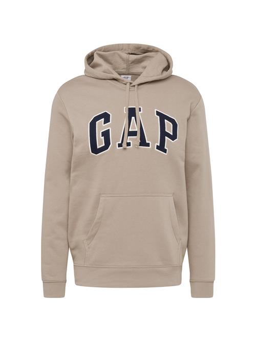 Se GAP Sweatshirt  mørkeblå / lysebrun / hvid ved About You