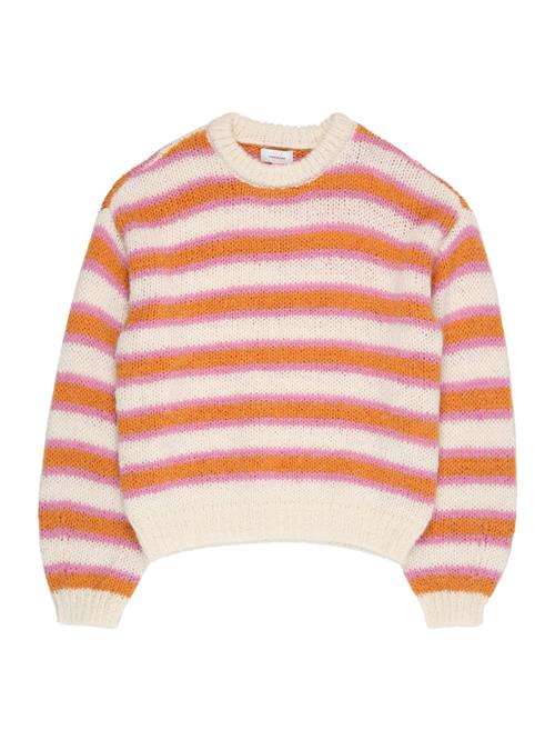 Se Vero Moda Girl Pullover 'Vmrhapsody'  beige / lilla / orange ved About You