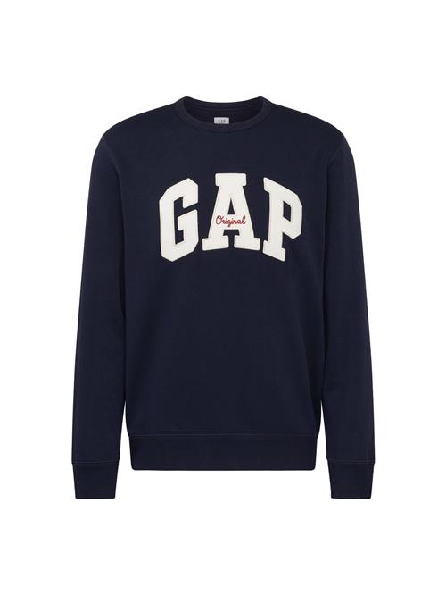 Se GAP Sweatshirt  navy / knaldrød / hvid / offwhite ved About You