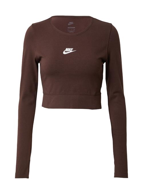 Nike Sportswear Shirts 'Emea'  brun / hvid