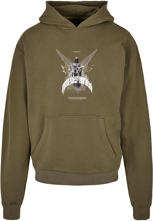 Se MJ Gonzales Sweatshirt  mørkegrå / khaki / hvid ved About You