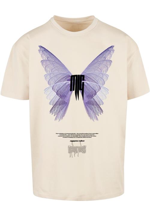 MJ Gonzales Bluser & t-shirts 'Metamorphose V.6'  beige / blomme / sort