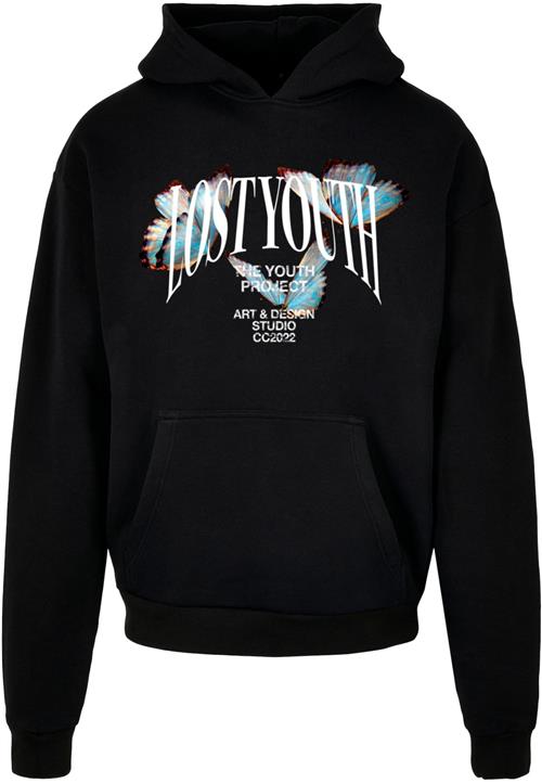 Lost Youth Sweatshirt  beige / blå / sort / hvid