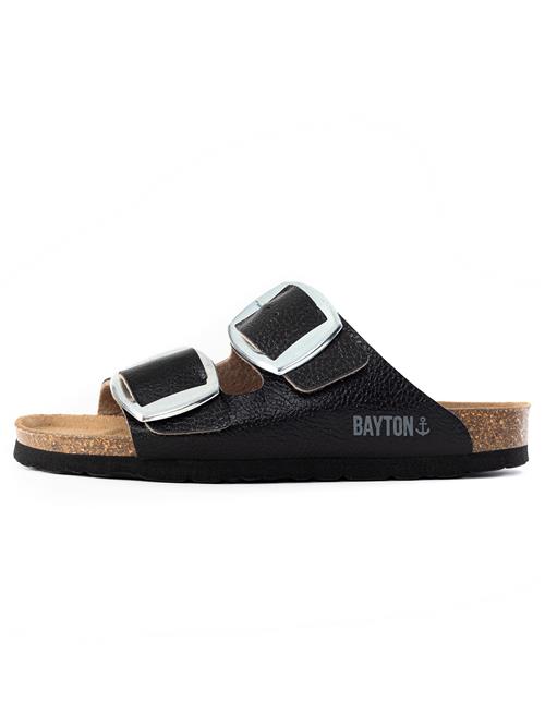 Bayton Pantoletter 'Alicante'  antracit / sort