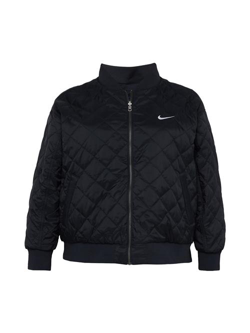 Nike Sportswear Sportssweatjakke  sort / hvid