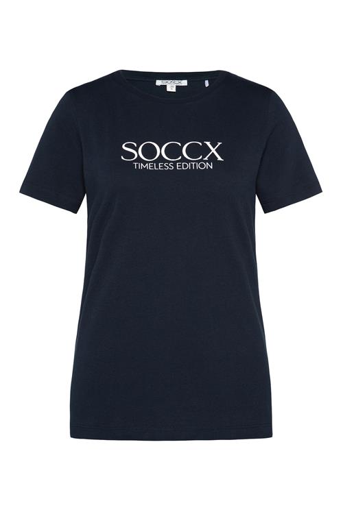 Soccx Shirts  natblå / hvid