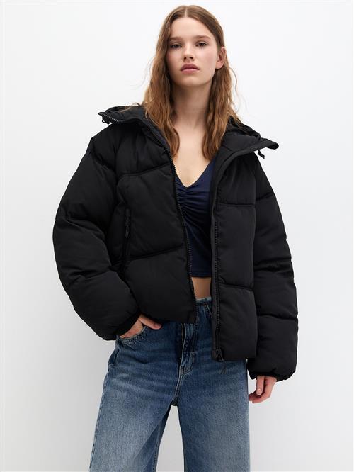 Pull&Bear Overgangsjakke  sort