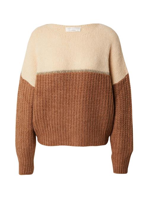 Se Guido Maria Kretschmer Women Pullover 'Isabell'  lysebeige / brun / guld ved About You