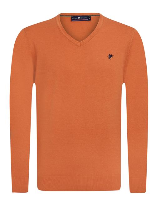 DENIM CULTURE Pullover 'Alonza'  mørkeorange