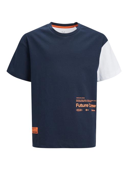 Jack & Jones Junior Shirts  navy / orange / hvid