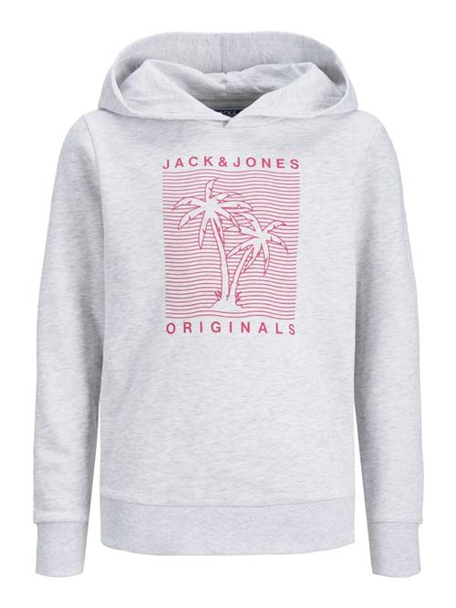 Se Jack & Jones Junior Sweatshirt  grå-meleret / pink ved About You