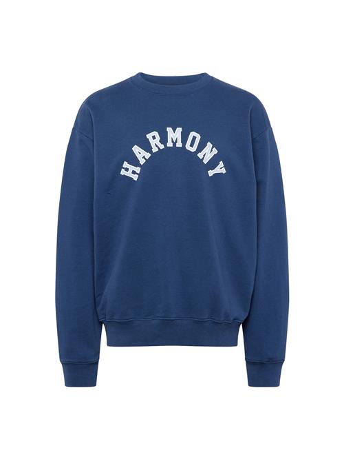 Se Harmony Paris Sweatshirt  navy / lyseblå / hvid ved About You