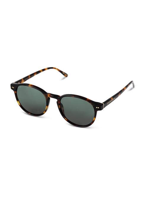 Kapten & Son Solbriller 'Marais Large Tortoise Green'  karamel / guld / siv / sort