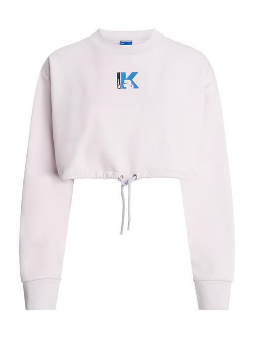 KARL LAGERFELD JEANS Sweatshirt  blå / sort / hvid