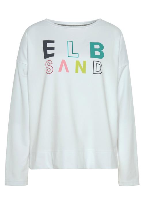 Se Elbsand Sweatshirt  grøn / æble / lyserød / hvid ved About You