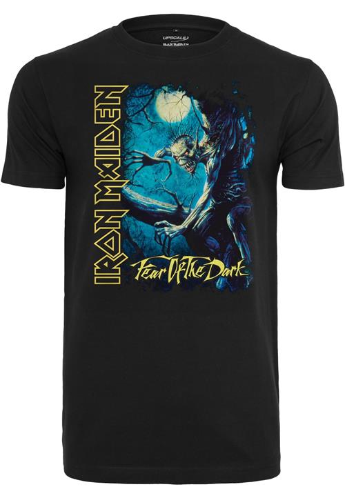 Se MT Upscale Bluser & t-shirts 'Iron Maiden Fear of the dark'  blå / navy / gul / sort ved About You