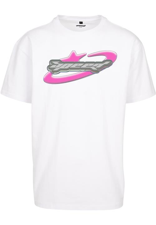 MT Upscale Bluser & t-shirts 'Speed'  grå / lysegrå / pink / hvid