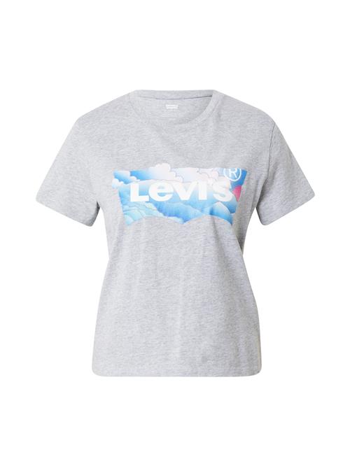 LEVI'S ® Shirts 'Graphic Jordie Tee'  himmelblå / lyseblå / grå-meleret / hindbær