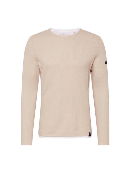 Se Key Largo Pullover 'STEFANO'  mørkebeige / sort / hvid ved About You