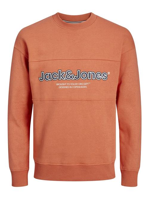 Jack & Jones Junior Sweatshirt  mørkeorange / sort / hvid