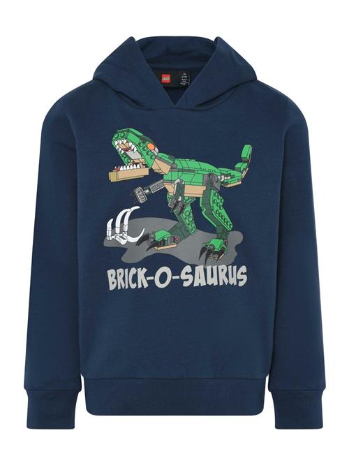 Se LEGO® kidswear Sweatshirt 'LWSTORM 714'  mørkeblå / grøn ved About You