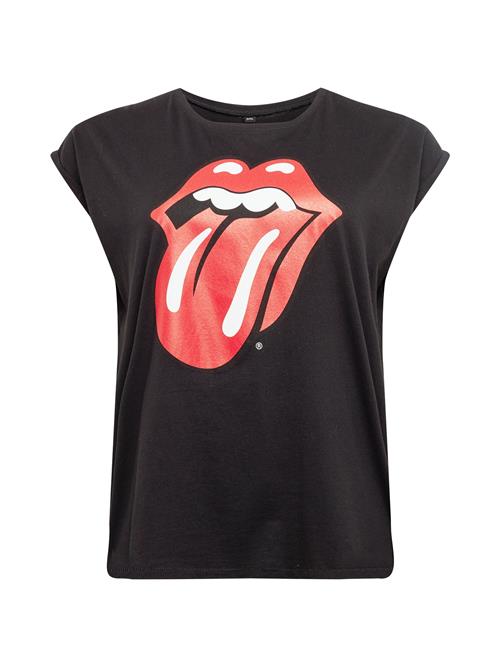 Merchcode Shirts 'Rolling Stones Tongue'  rød / sort / hvid