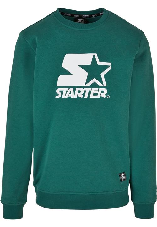 Se Starter Black Label Sweatshirt  grøn / hvid ved About You