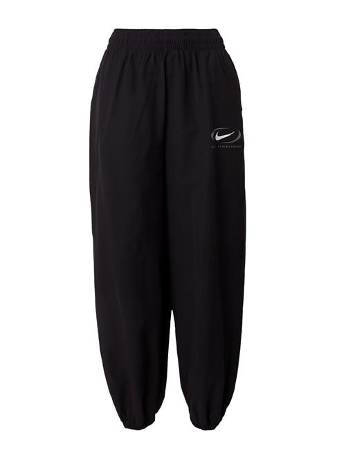 Nike Sportswear Bukser  grå / sort / hvid