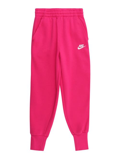 Nike Sportswear Bukser 'CLUB FLEECE'  pink / hvid