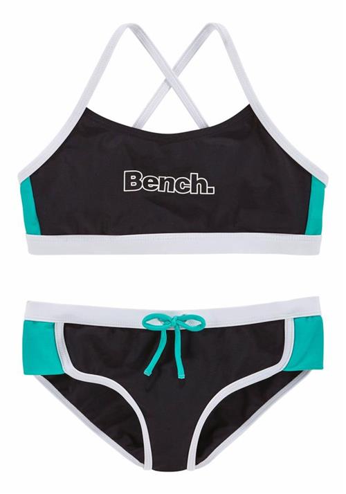 Se BENCH Bikini  turkis / sort ved About You