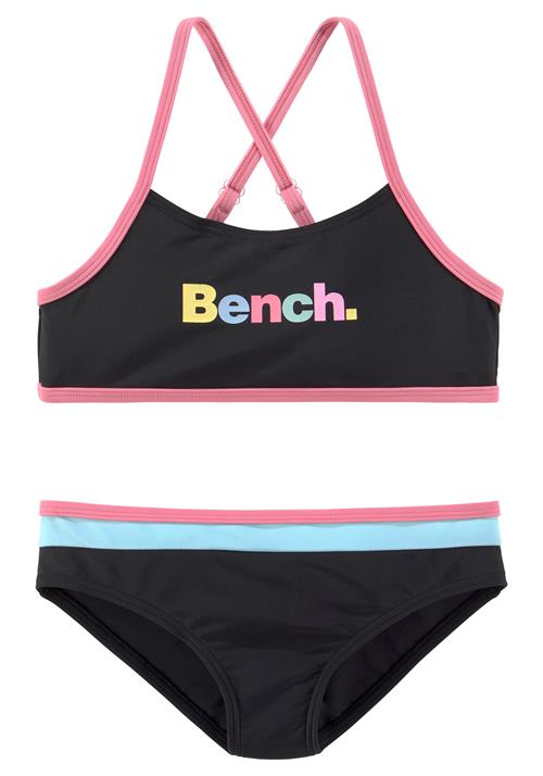 BENCH Bikini  lyseblå / gul / pink / sort