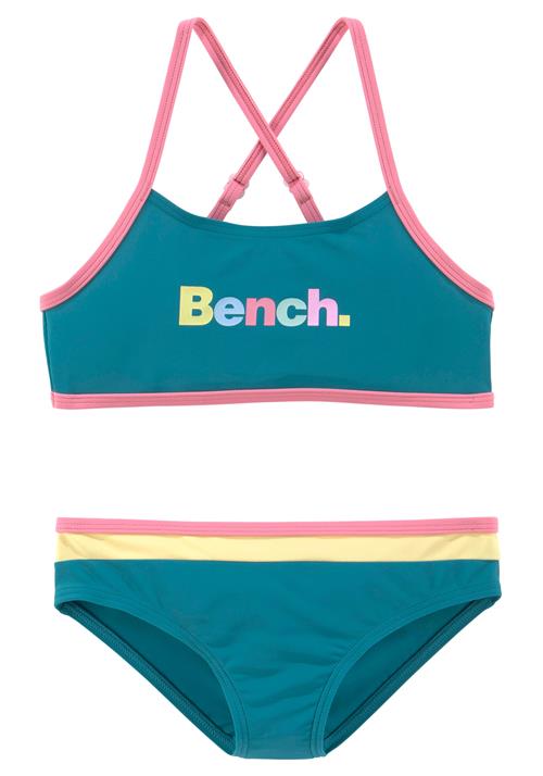 Se BENCH Bikini  gul / petroleum / lys pink ved About You