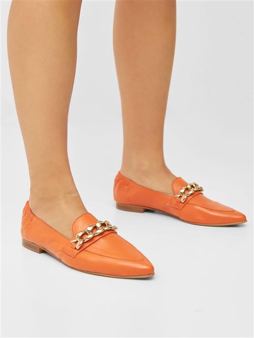 Se Bianco Slipper 'TRACEY'  guld / orange ved About You