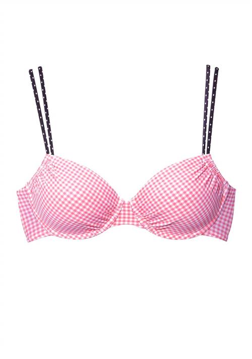 BUFFALO Bikinioverdel 'Florida'  pink / sort / hvid