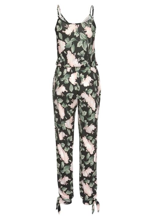 BUFFALO Jumpsuit  lysegrøn / gammelrosa / sort