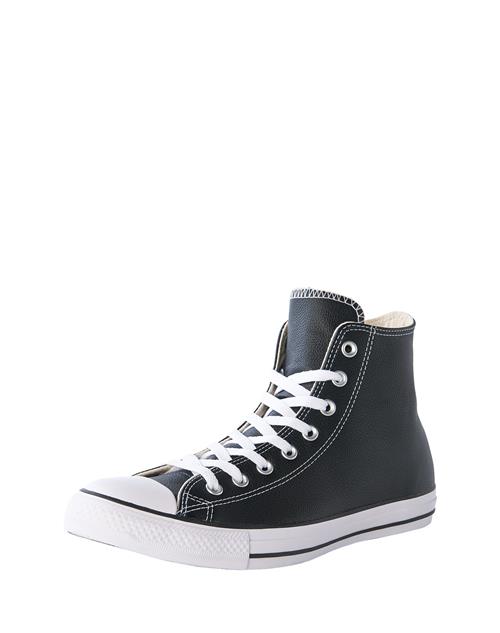 Se CONVERSE Sneaker high 'CHUCK TAYLOR ALL STAR CLASSIC HI LEATHER'  sort / hvid-meleret ved About You