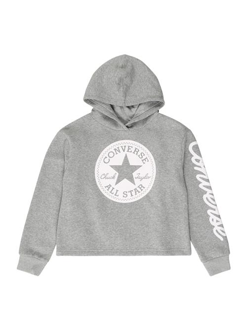 CONVERSE Sweatshirt  grå-meleret / hvid